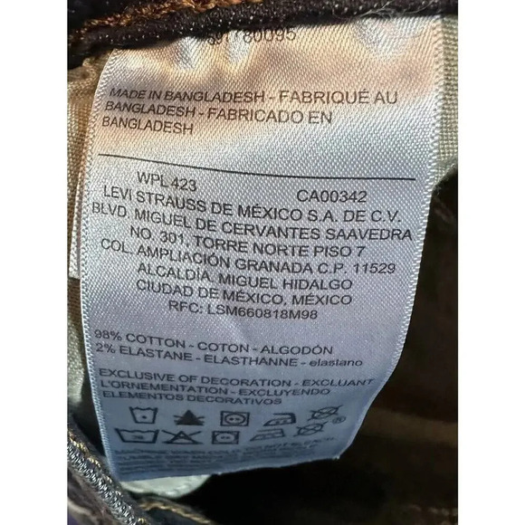 Levis Signature Men Sz 36 X30 Slim Super Flex Staple Normcore Essential Everyday - Picture 6 of 7